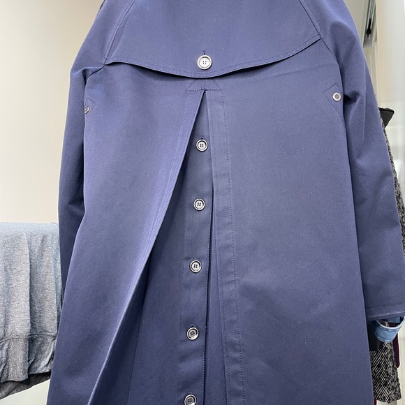 Burberry Brit Navy Trench A line with removable liner Authentic. - Picture 2 of 5